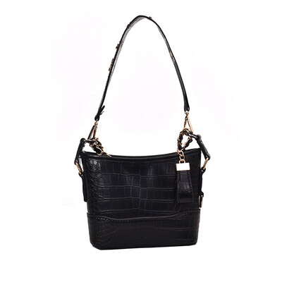

Bag female autumn&winter new fashion big brand bucket bag small fragrance rhombic chain PU handbag large capacity shoulder bag