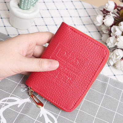 

Women Fashion Small Wallet Zipper Multi-function Leather Zip Mini Wallet For Ladies Coin Purse Card Holder Portefeuille