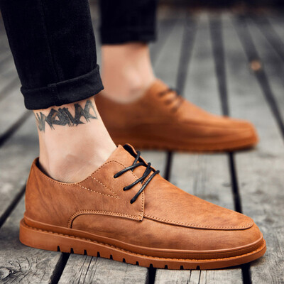 

2019 new summer casual shoes mens tide shoes social spirit young guys quick hand red peas mens shoes