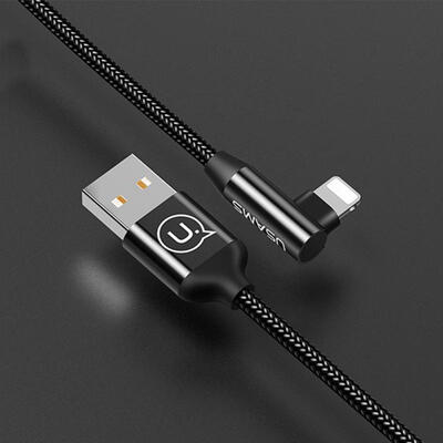 

USAMS Game Elbow -type Data Cable Lightning USB Cables For IPhone -12m