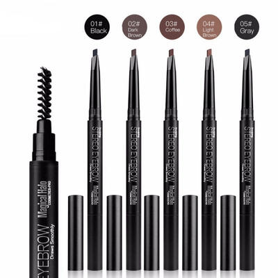 

Waterproof Eye Brow Eyeliner Eyebrow Pen Pencil With Brush Makeup Cosmetic Tool
