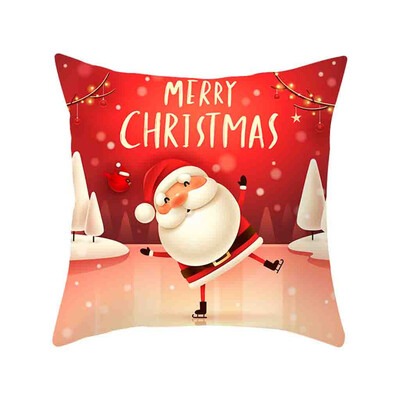 

Siaonvr Christmas Pillow Cover Decor Pillow Case Sofa Waist Throw Cushion Cover