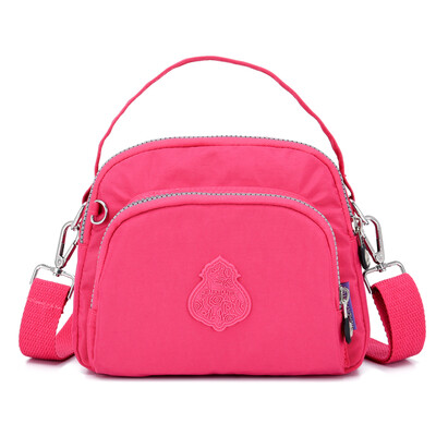 

Waterproof nylon bags for ladies with inclined bags&light canvas bags for multi-storey leisure tourism