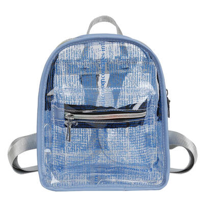 

Clear Transparent PVC Shoulders Bag Women Casual Letters Shoulder Bolsa