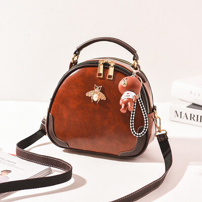 

Womens new fashion Korean version of the fashion 100 shoulder oblique satchel simple portable womens bag
