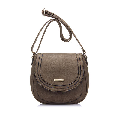 

REALER women shoulder bags ladies solid messenger bag female small handbag artificial leather small saddle crossbody bag purse