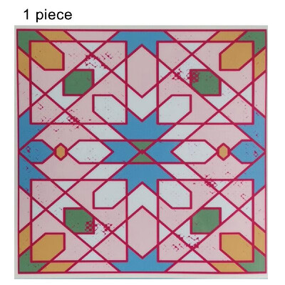 

1PC Self Adhesive Retro Tile Stickers Waterproof PVC Removable Wall Stickers Decals for Kitchen Bathroom Home Tidy Protection