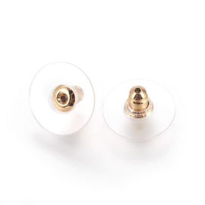 

304 Stainless Steel Ear Nuts with Plastic Golden 115x6mm Hole 05mm