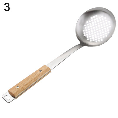 

Stainless Steel Spatula Cooking Turner Soap Spoon Colander Scoop Kitchen Utensil