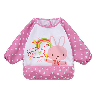 

Lovely Infant Waterproof Bib Apron Apron Clothing Lunch Practical Baby I Love MamaPapa Print Bib