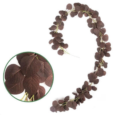 

Christmas Artificial Hanging Leaves Natural Artificial Plants Wall Door Realistic Fake Colorful Garland Leaves Autumn Fall Leaves
