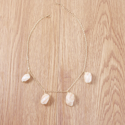

bohemian women long cowries shell pendant necklace Seashell Collana di conchiglie Collier de coquillages Collar de concha
