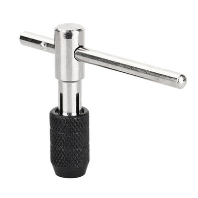 

Siaonvr T-Handle Tap Wrench Chuck M3-M6 Tool Screw Holder Reamer Adjustable