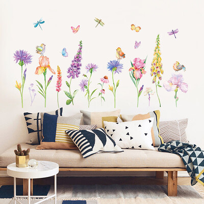 

1 Set Self-adhesive Wall Stickers PVC Living Room Decal Home Decor Vivid
