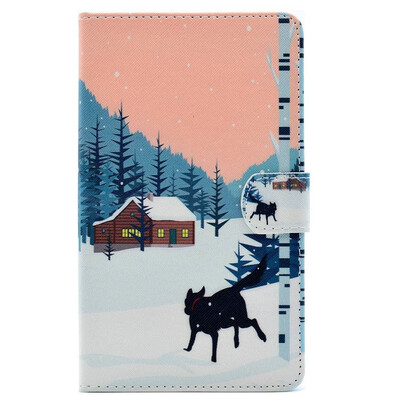 

BannerLive TPU Case for Samsung Galaxy Tab A 70 T280 Cover GalaxyT280 Funda Coque Flower Bear Wolf Tree Deer Fox Butterfly