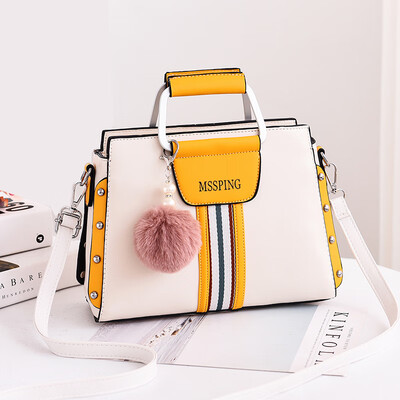 

Bag girl summer fresh large capacity oblique satchel simple collision color ck single shoulder reduction lady 100