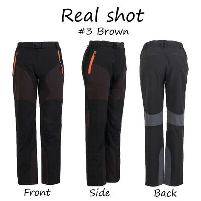 

UNSIOM Mens Outdoor Mens Soft shell Camping Tactical Cargo Pants Combat Hiking Trousers