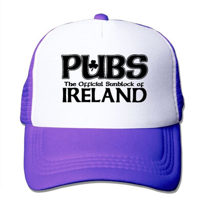 

Pubs The Official Sunblock of Ireland Summer Sun Protection Mesh Cap Baseball Hat Cap Adjustable