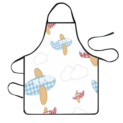 

Toponeto Home Women Waterproof Cute Cartoon Kitchen Restaurant Cooking Bib Apron Aprons