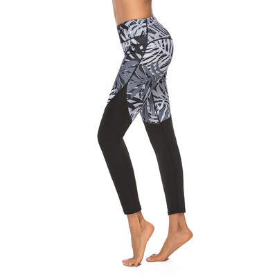 

Starmoon Womens Digital Printed Yoga Pants Sports Tight Sports Yoga Nine-minute Pants