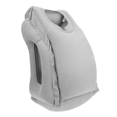 

Portable Folding Inflatable Pillows Body Back Support Travel Trip Cushion