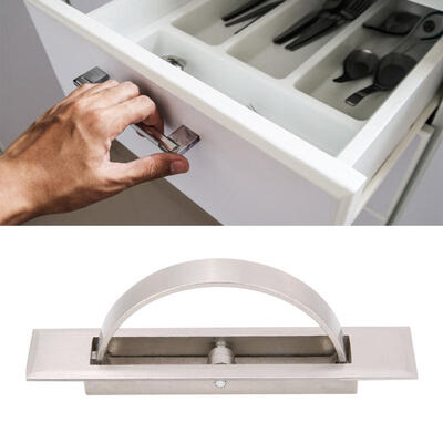 

Greensen 2pcs Cabinet Drawer Furniture Embedded Handle Pull Hardware