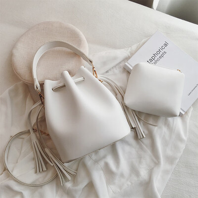 

Summer new small bag handbags new 2019 tide Korean version of the wild Messenger bag fashion one shoulder pumping bucket bag
