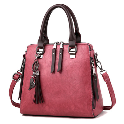 

Girls Casual Shoulder Bag New Women Bag 2018 Cute Cat Decor Female Sweet Ladies Handbag Fashion Pu Leather Messenger bag