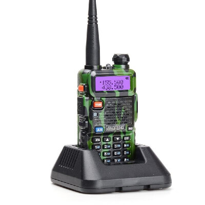 

BAOFENG UV-5R Interphone Walkie Talkie Two Way Radio FM Transceiver Dual-band DTMF Encoded VOX Alarm LED Flashlight Key Lock