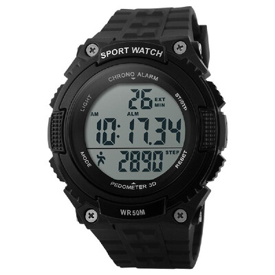 

SKMEI Awesome Fashion High Quality Multifunctional Man Military Sports Watch with Function of Pedometer Year Date Week Alarm Chron