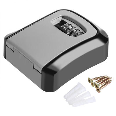 

Greensen 4 Digit Key Safe Security Storage Lock Box Combination Wall Mount Organizer US