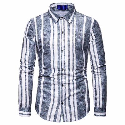 

Tailored Mens Autumn And Winter Fashion Long-sleeved Shirt Business Casual Shirt