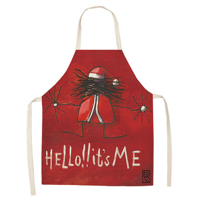 

Tailored Christmas Decoration Cotton&Linen Apron Kitchen Aprons Dinner Party A