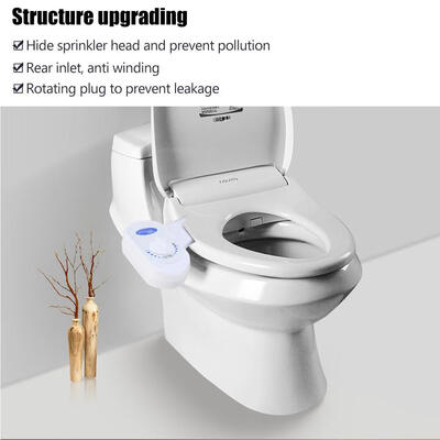

Toilet Bidet Seat Toilet BidetBathroom Toilet Hygienic Bidet Seat Attachment Self Cleaning Nozzle Adjustable Water Flow