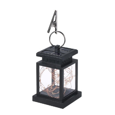 

Solar Powered Lantern Lamp with Clip Warm White 30 LEDs Copper Wire IP44 Water-resistant Outdoor Hanging Lamp Decorative Fairy Str