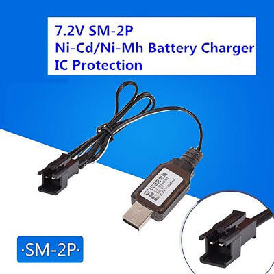 

SM-2P 72V USB Charger Cable with Protected IC For RC Battery Toys Car Ship Robot Battery Charger Parts