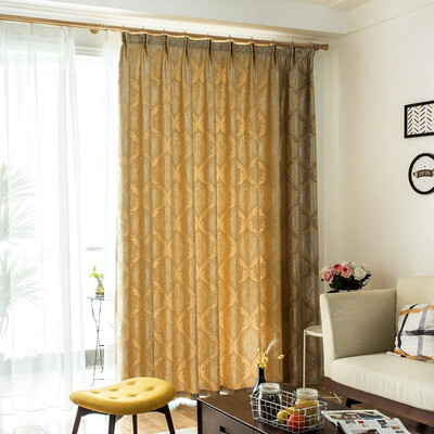 

XINJINGANYIJIA European Simple European Bedroom Living Room Curtain 15538