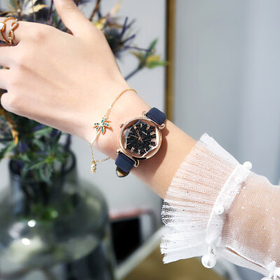 

Ins wind INS with chic wind Korean fashion trend simple star ladies watch students watch quartz watch