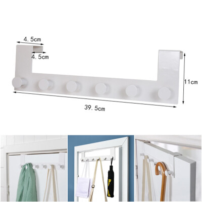 

Siaonvr Iron Art Back Door Hanger Hook Bathroom Kitchen Hanger Towel Clothes Door Rack