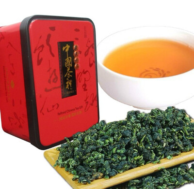 

Anxi tieguanyin tea oolong tea green tea iron box holds 80g