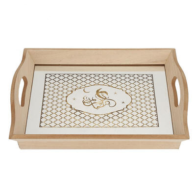 

Greensen Ramadan Festival Wooden DIY Muslim Islamic Eid al-Fitr Tray Pendant Without Battery