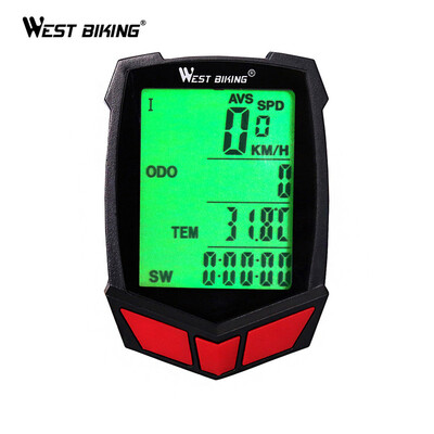 

Bicycle Bike Wireless Waterproof Speedometer LCD Digital Computer Odometer Cycle
