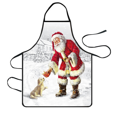 

Siaonvr Christmas Decoration Waterproof Apron Kitchen Aprons Dinner Party Apron