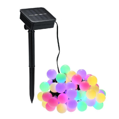 

Solar String Lights 19ft 30 LED Rope Light White Ball Shape 8 Modes Multicolor for Party Garden Home Festival Decoration