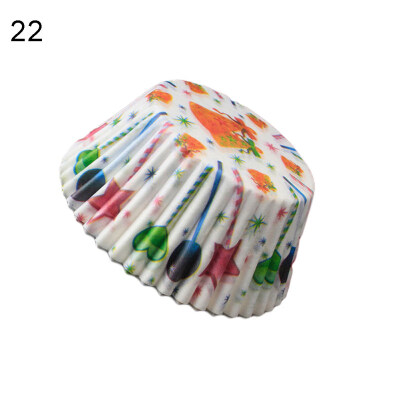 

100Pcs Lovely Cupcake Cake Paper Cup Baking Chocolate Glutinous Rice Tray Decor