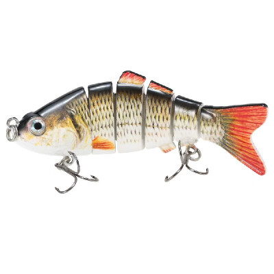 

Multi Jointed Fishing Lure Lifelike 7 Segments Hard Crankbait Fishing Lure Swimbait Fish Hook Fishing Tackle