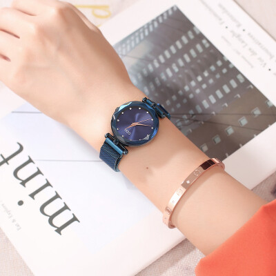 

Womens trend watch waterproof starry Korean version of the simple female form student