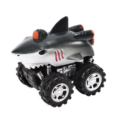 

Tailored Mini Vehicle Animal Pull Back Cars with Big Tire Wheel Creative Gifts for Kids