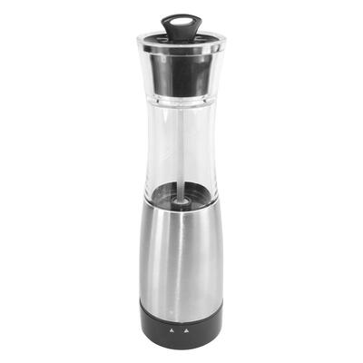 

Kitchen Stainless Steel Electric Pepper Mill Herb Salt Spice Grinder Muller