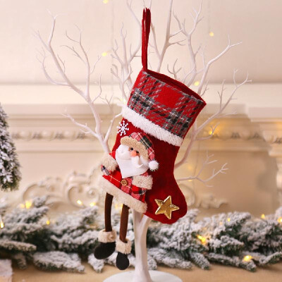 

Christmas New Style Creative Doll Christmas Tree Pendant Christmas Decoration Christmas Socks Gift Bag For Christmas Party Decorat